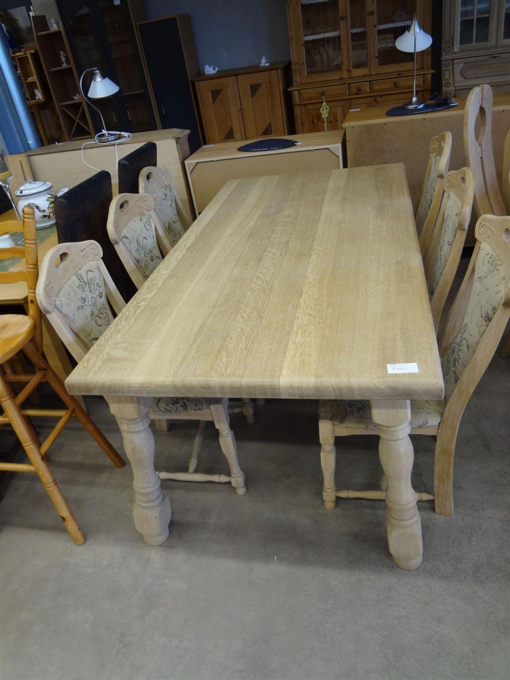 (20141) Tisch + 6 Stühle, 500,- €