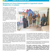 Workshop zum Thema Selbstwertgefühl im Jugendcafe Losheim (Projekt LAI e. V. Losheim)